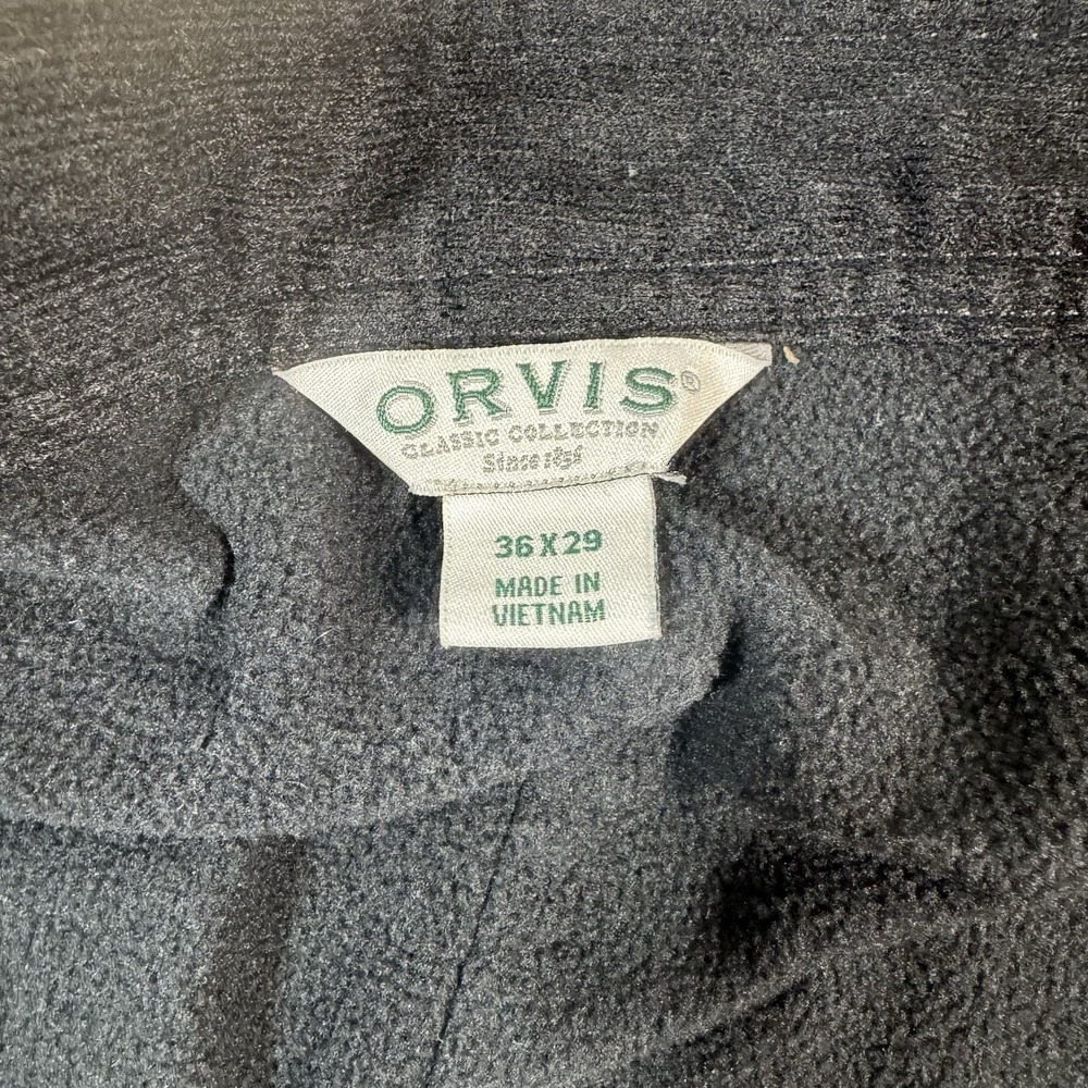 Orvis Pants Mens 36x29 Khaki Fleeced Lined Fishing Hiking Trout Outdoors - Picture 7 of 13